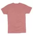 4980 Hanes 4.5 ounce Ring-Spun T-shirt in Mauve heather back view