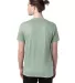 4980 Hanes 4.5 ounce Ring-Spun T-shirt in Equilibrium gren back view