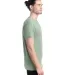 4980 Hanes 4.5 ounce Ring-Spun T-shirt in Equilibrium gren side view