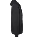 B8615 Burnside - Camo Full-Zip Hooded Sweatshirt in Solid black side view
