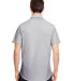 B9247 Burnside - Textured Solid Short Sleeve Shirt in Black back view