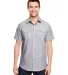 B9247 Burnside - Textured Solid Short Sleeve Shirt in Black front view