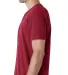Next Level 6440 Premium Sueded V-Neck T-shirt in Cardinal side view