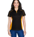 Extreme By Ash City 75113 Eperformance Ladies Fuse in Blk/ cmps gold front view