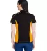 Extreme By Ash City 75113 Eperformance Ladies Fuse BLK/ CMPS GOLD back view