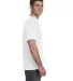 980 Anvil Combed Ring Spun Cotton T-Shirt in White side view