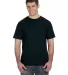 980 Anvil Combed Ring Spun Cotton T-Shirt in Black front view