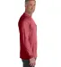 4410 Comfort Colors - Long Sleeve Pocket T-Shirt in Crimson side view