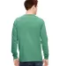 4410 Comfort Colors - Long Sleeve Pocket T-Shirt in Island green back view