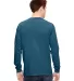 4410 Comfort Colors - Long Sleeve Pocket T-Shirt in Topaz blue back view