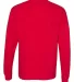 4410 Comfort Colors - Long Sleeve Pocket T-Shirt in Red back view