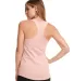 Next Level 1533 The Ideal Racerback Tank in Desert pink back view