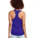 Next Level 1533 The Ideal Racerback Tank in Purple rush back view