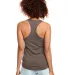 Next Level 1533 The Ideal Racerback Tank in Warm gray back view