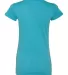 8138 J. America - Women's Glitter T-Shirt MAUI BLUE back view