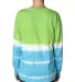 8229 J. America - Game Day Jersey LIME/ MAUI BLUE back view