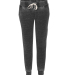 8944 J. America - Women's Zen Fleece Jogger in Twisted black front view