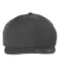Yupoong 5089M Five Panel Wool Blend Snapback DARK GREY front view