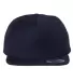 Yupoong 5089M Five Panel Wool Blend Snapback NAVY front view