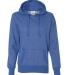  8860 J. America Women's Glitter French Terry Hood ROYAL front view