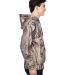 8615 J. America Tailgate Hooded Fleece Pullover in Outdoor camo side view