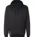 8615 J. America Tailgate Hooded Fleece Pullover BLACK front view