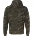 8615 J. America Tailgate Hooded Fleece Pullover CAMOUFLAGE back view