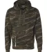 8615 J. America Tailgate Hooded Fleece Pullover CAMOUFLAGE front view