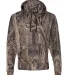 8615 J. America Tailgate Hooded Fleece Pullover OUTDOOR CAMO front view