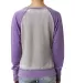 8927 J. America Women's Zen Fleece Raglan Sleeve C CEMENT/ VERY BRY back view