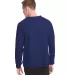 Next Level N9000 Unisex Terry Raglan Pullover in Cool blue back view