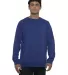Next Level N9000 Unisex Terry Raglan Pullover in Royal front view
