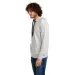 Next Level 9301 Unisex French Terry Pullover Hoody in Hthr grey/ black side view