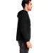Next Level 9301 Unisex French Terry Pullover Hoody in Black/ black side view