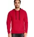Next Level 9301 Unisex French Terry Pullover Hoody in Red/ black front view