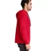Next Level 9301 Unisex French Terry Pullover Hoody in Red/ black side view
