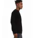 BELLA+CANVAS 3945 Unisex Drop Shoulder Sweatshirt in Dtg black side view
