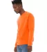 BELLA+CANVAS 3945 Unisex Drop Shoulder Sweatshirt in Orange side view