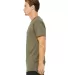BELLA+CANVAS 3006 Long T-shirt in Heather olive side view