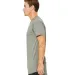 BELLA+CANVAS 3006 Long T-shirt in Heather stone side view