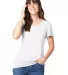 Alternative Apparel AA5052 The Keepsake 50/50 Vint in White front view