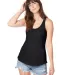 Alternative Apparel AA5054 Backstage 50/50 Tank in Black front view