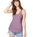 Alternative Apparel AA5054 Backstage 50/50 Tank in Vintage iris front view