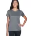  UltraClub 8620L Ladies' Cool & Dry Basic Performa CHARCOAL front view