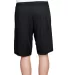N5338 A4 Drop Ship Men's 9 Inseam Pocketed Perform in Black back view