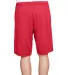 N5338 A4 Drop Ship Men's 9 Inseam Pocketed Perform in Scarlet back view