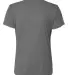 NW3143 A4 Drop Ship Ladies' Tek 2-Button Henley Sh GRAPHITE back view