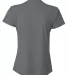 NW3254 A4 Drop Ship Ladies' Shorts Sleeve V-Neck B in Graphite back view