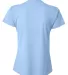 NW3254 A4 Drop Ship Ladies' Shorts Sleeve V-Neck B in Light blue back view