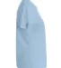 NW3254 A4 Drop Ship Ladies' Shorts Sleeve V-Neck B in Light blue side view